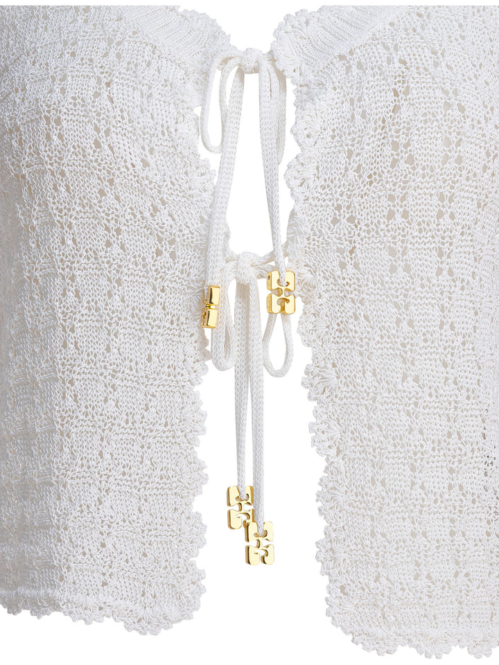 Ganni  Tops - White | a0cc448ad288f76062042ba8b62d83e1922c7177