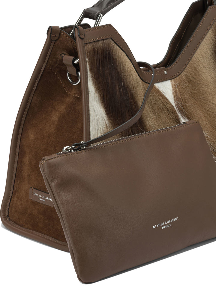 Gianni Chiarini  Handbags - Beige | 3a3094faf1e4c7cd8e4119de73e7bb5e70cdfcfb