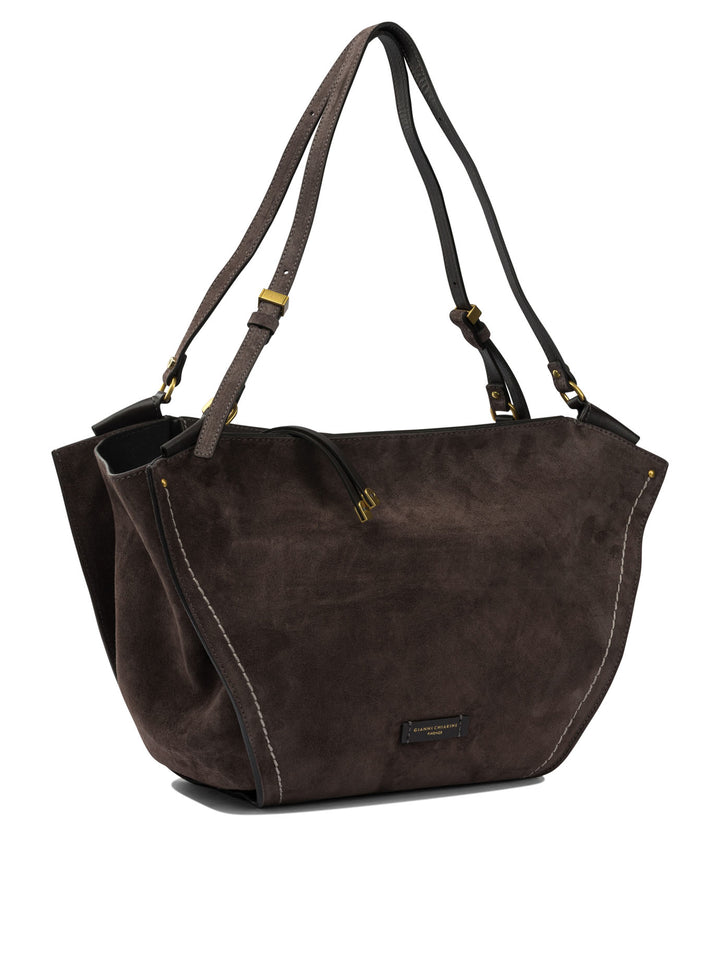 Gianni Chiarini  Shoulder Bags - Brown | 416a4a2ee94fb3138df0f6a80752bee048880ba9