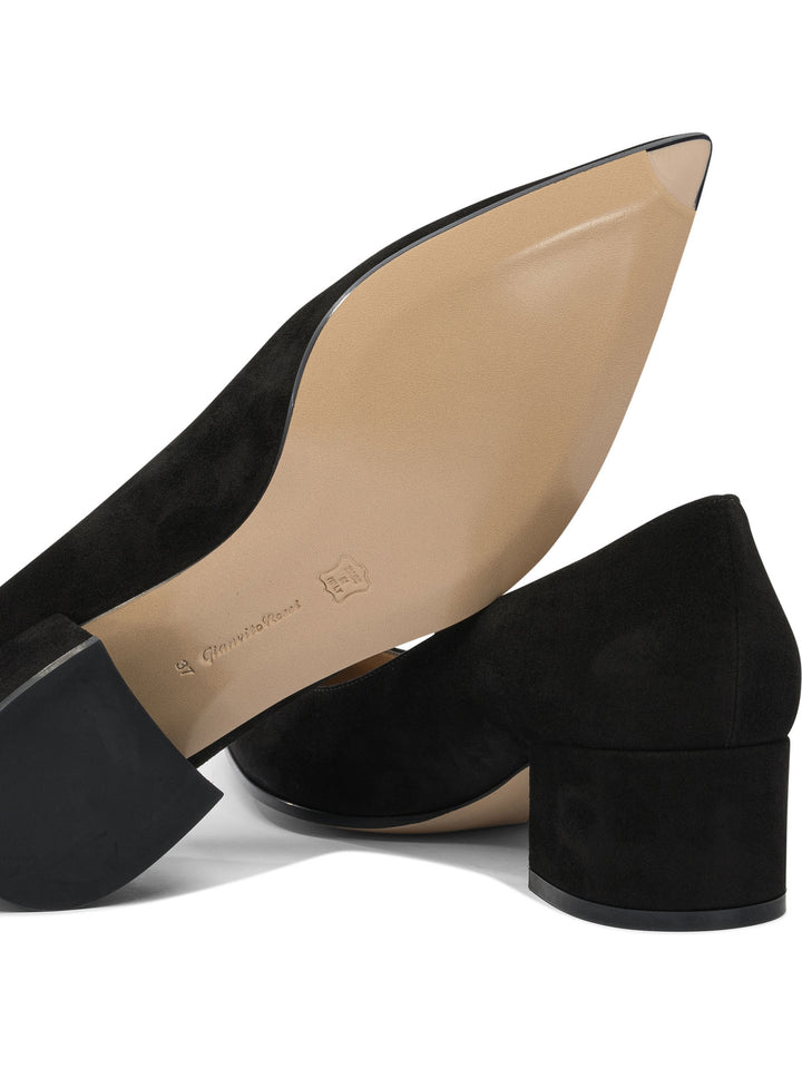 Gianvito Rossi Piper 45 Mm Heeled shoes - Black | 5457d63b4f9547ba02bceec62cc3ceec21ebf45d