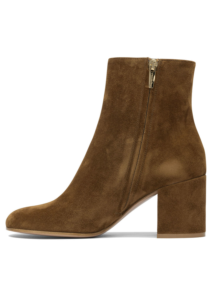 Gianvito Rossi Joelle 70mm Ankle Boots - Brown | ff760ed9031d9e328f73460a3d4fc45ccc5be81a