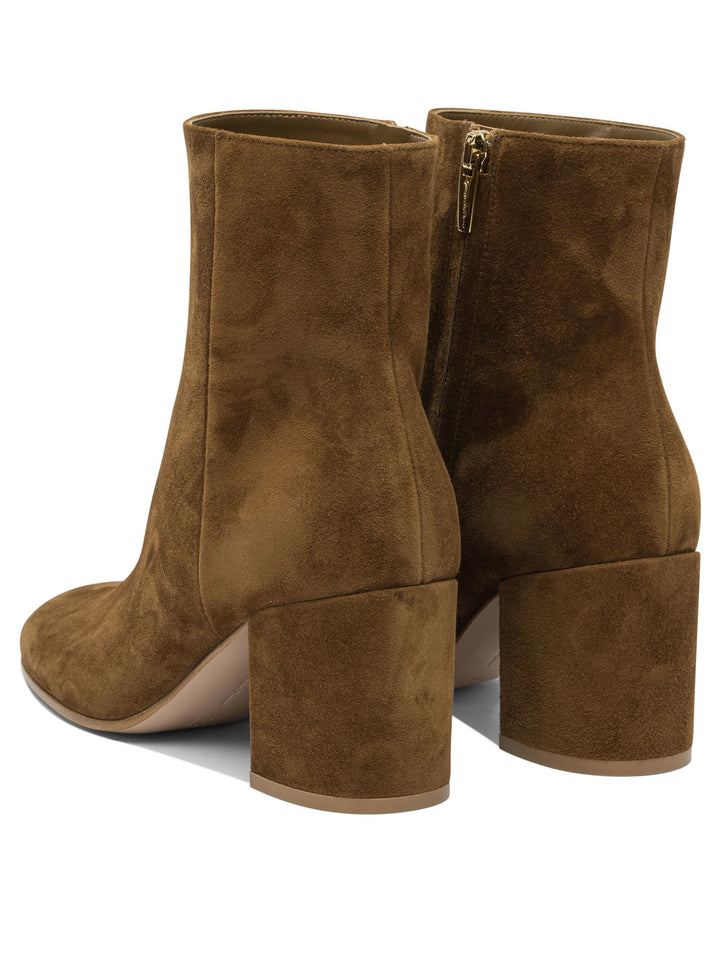 Gianvito Rossi Joelle 70mm Ankle Boots - Brown | 5c3c31f8b10146bcca12fd3a3df7eaad4b400c96