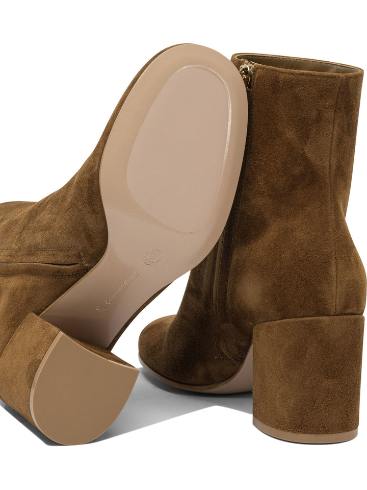 Gianvito Rossi Joelle 70mm Ankle Boots - Brown | b5ac0a9455b4eb6b9e74ab6a7e8614cb5f7a8c0a
