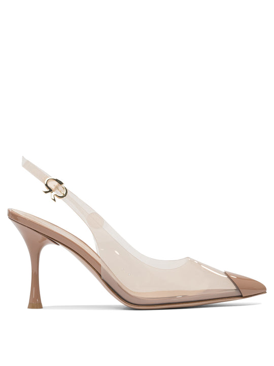 Diana 85 Mm Heeled Shoes Beige