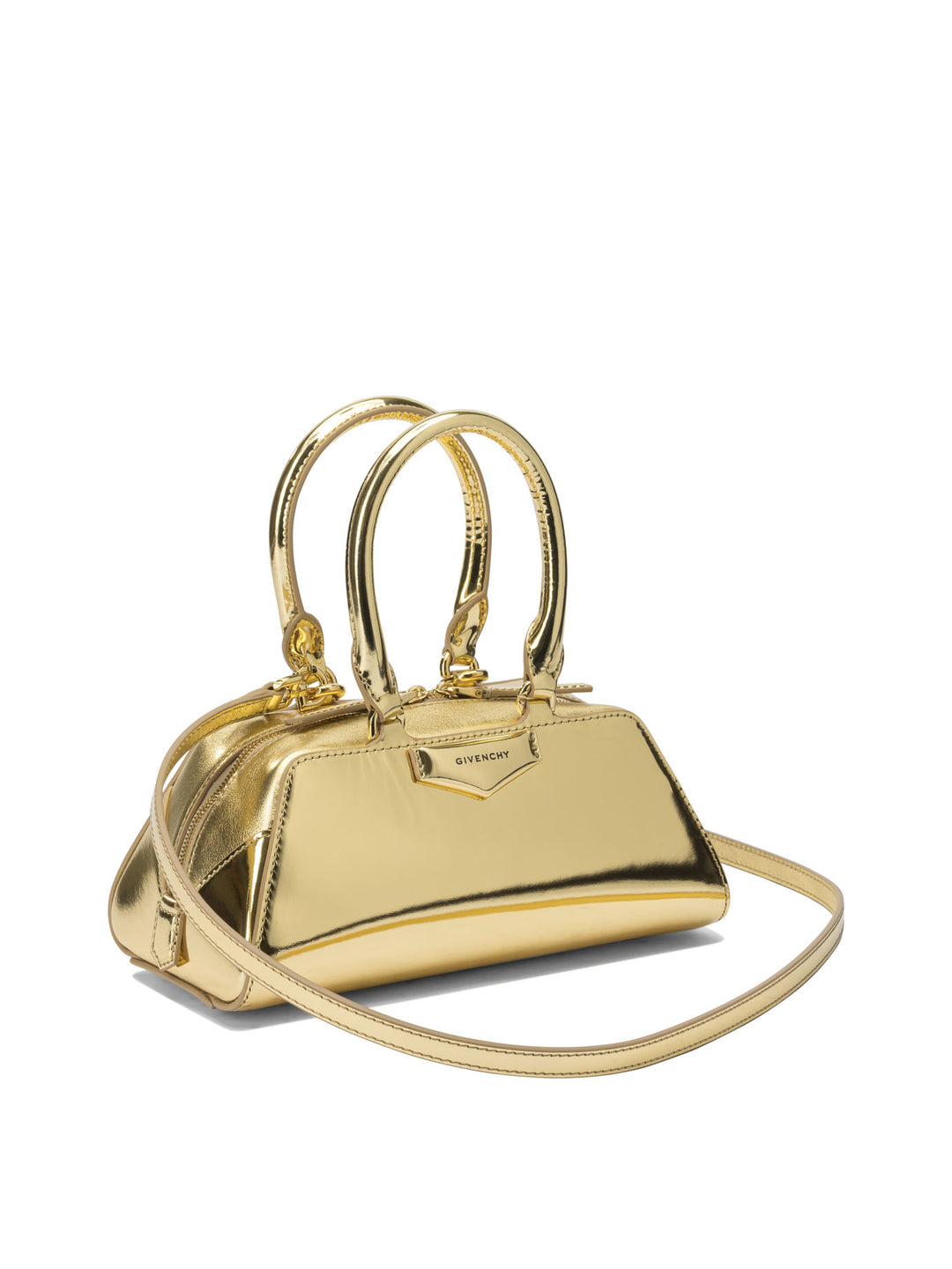 Givenchy Antigona East-West Handbags - Gold | 6776ac0ebd19e6e30c14651e7718463635de1157