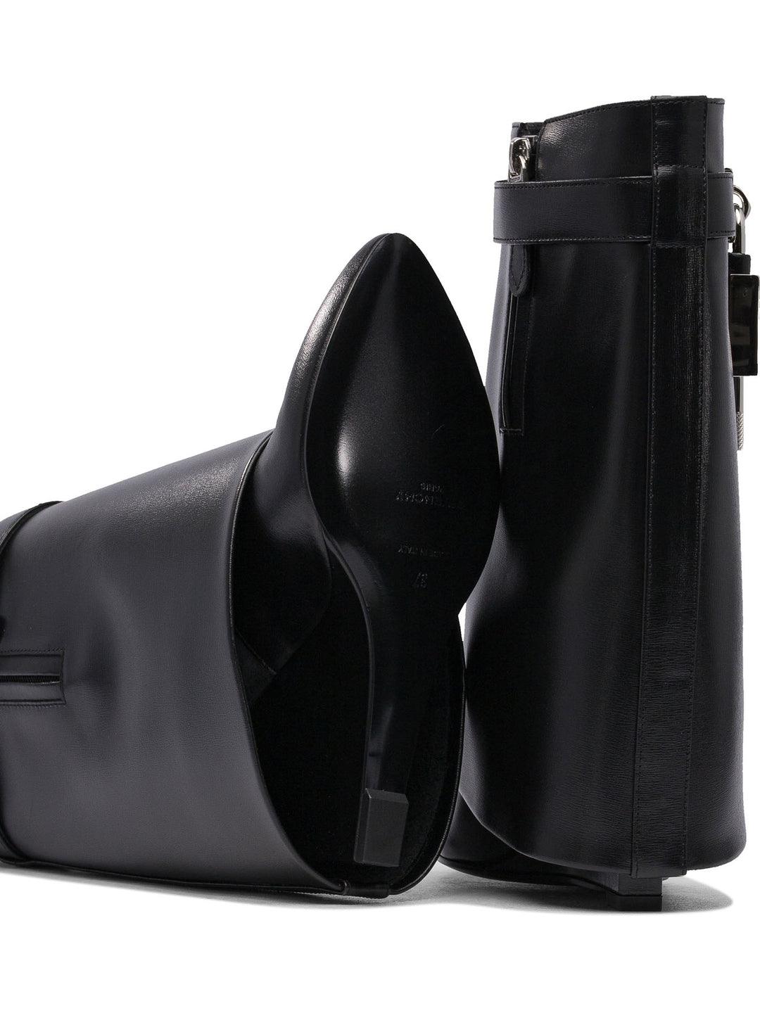 Givenchy Shark Lock Boots - Black | 76566bea7ff54f4807d11663080d4fce13a13454