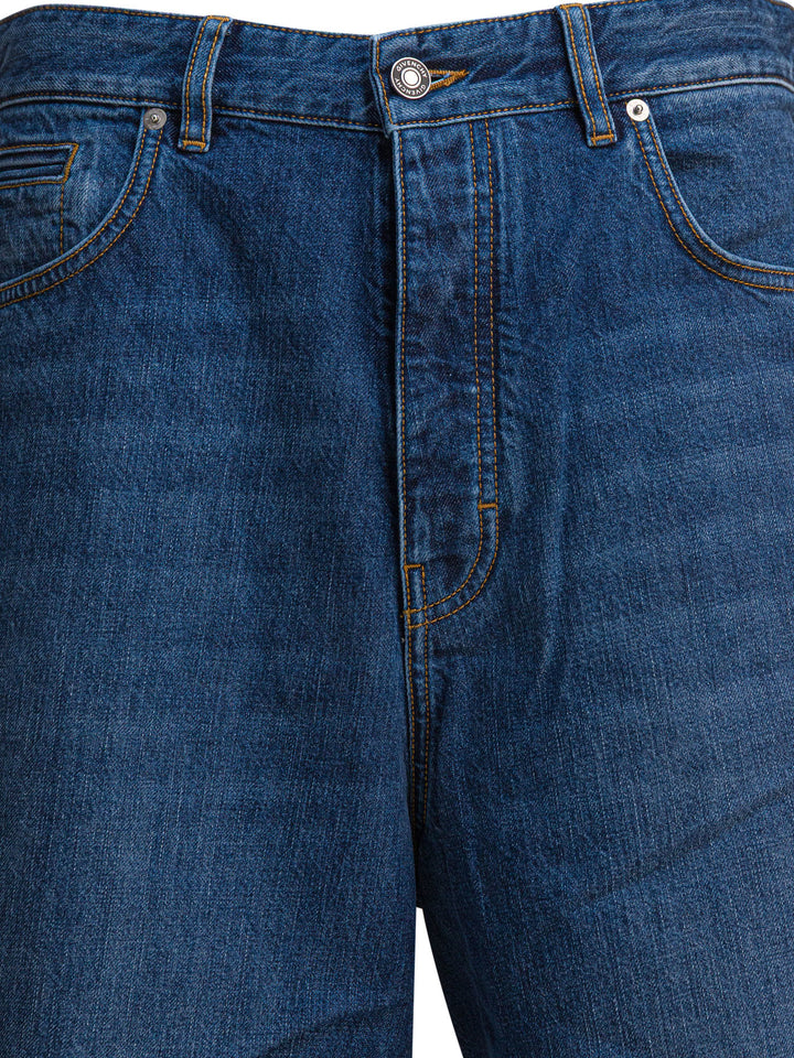 Givenchy Wide Leg Jeans - Blue | e91eaea4b48a097fad7b5ea4e179a2a60a7e5ce0