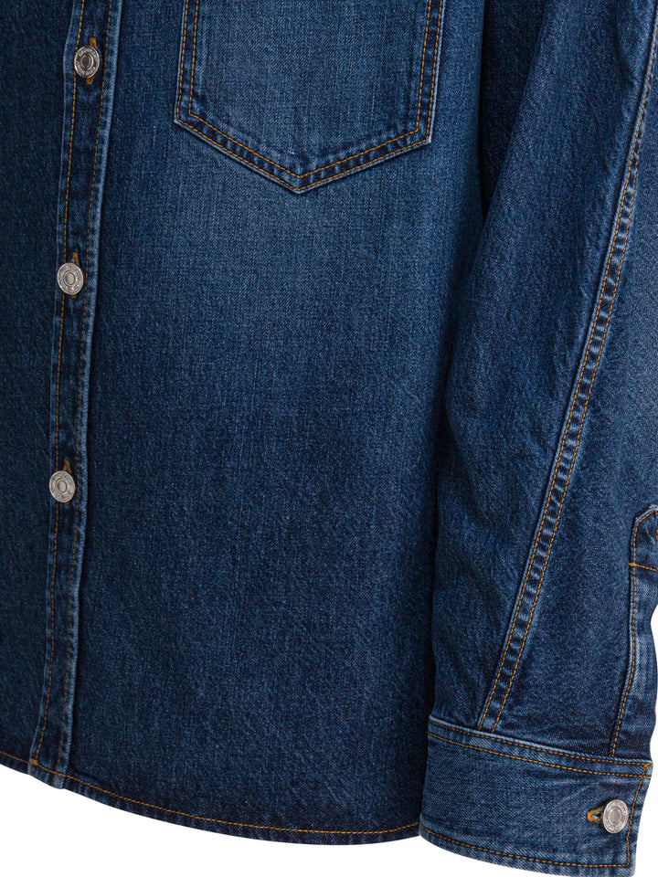 Givenchy Denim Overshirt Jackets and Coats - Blue | 87b67818875d42e4a3526c6ad1c164ffb8216dae