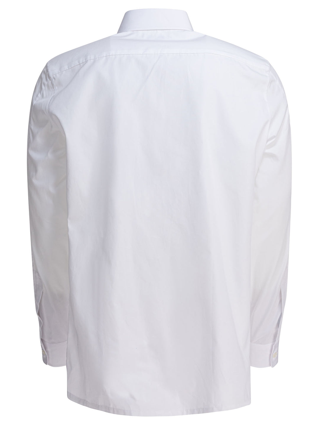 Givenchy Poplin Shirt Embroidered Logo Shirts - White | 38b8f2a97d9210305b75dca6d83a20b7f15bc821