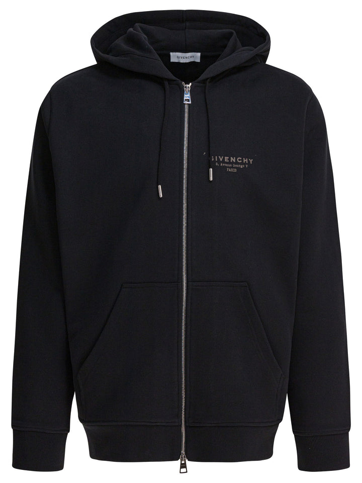Givenchy Logo Hoodie Sweatshirts - Black | 24eaedae90329b1d424c0b740ddd6754a2179f6c