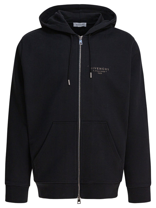 Logo Hoodie Sweatshirts Black