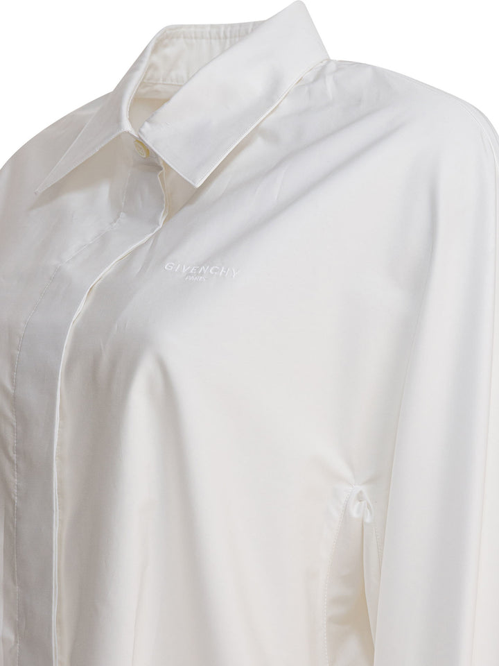 Givenchy Poplin Shirt With Embroidery Givenchy Shirts - White | 5691f2e9f92fae20b41efdad08e4e9b0c7fbb7ed