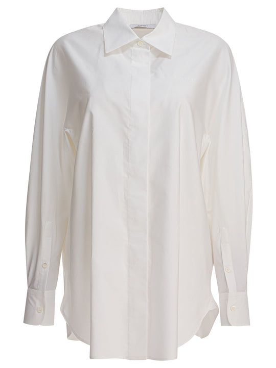 Poplin Shirt With Embroidery Givenchy Shirts White