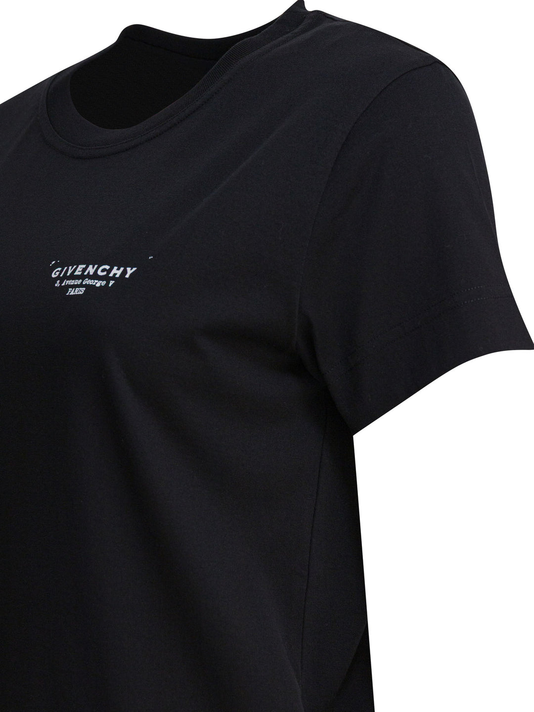 Givenchy T-Shirt With Givenchy Print T-shirts - Black | 3187ada801d0ac8117be9c736acca3ca711a7a23