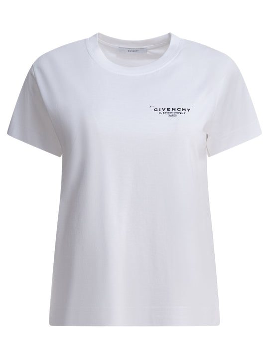 T-Shirt With Givenchy Print T-Shirts White