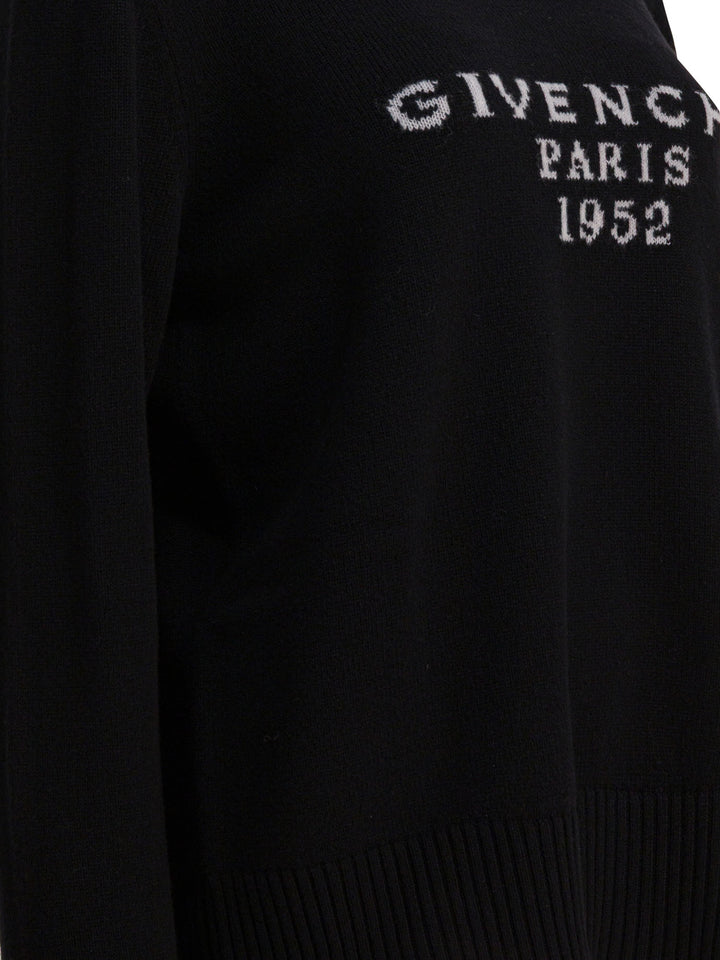 Givenchy Givenchy Paris 1952" Turtleneck Sweater Knitwear - Black | bd4e6dcf97ff4d4bc724c6d2f17808ad3943afeb