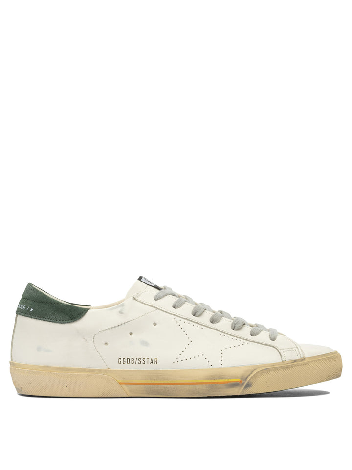 Golden Goose Super-Star Sneakers & Slip-On - White | 7ffbe83879c63857ca754f950a577503c83845b6