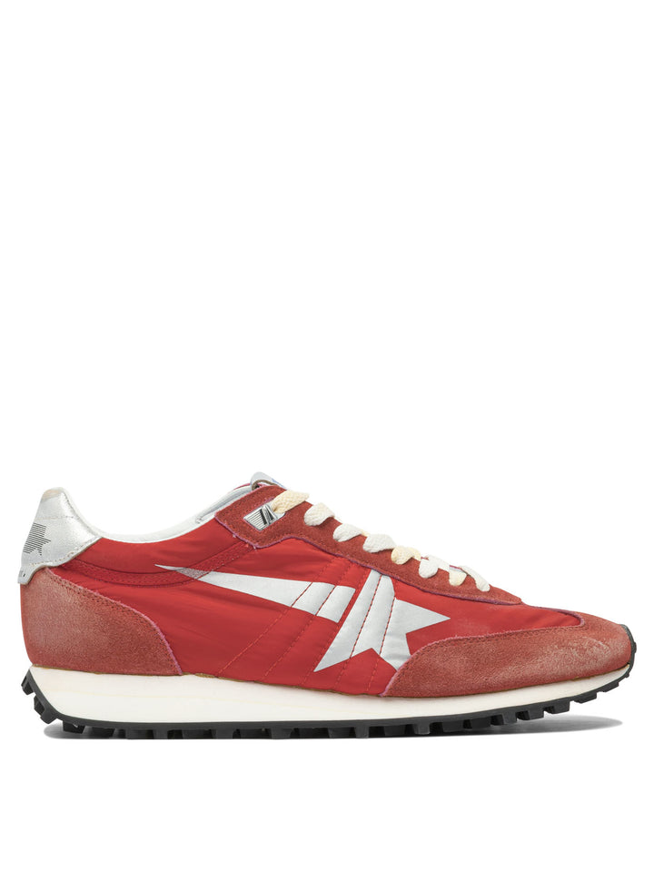 Golden Goose Marathon Sneakers & Slip-On - Red | df48886c4916658ad009da266aa58ec74167af75