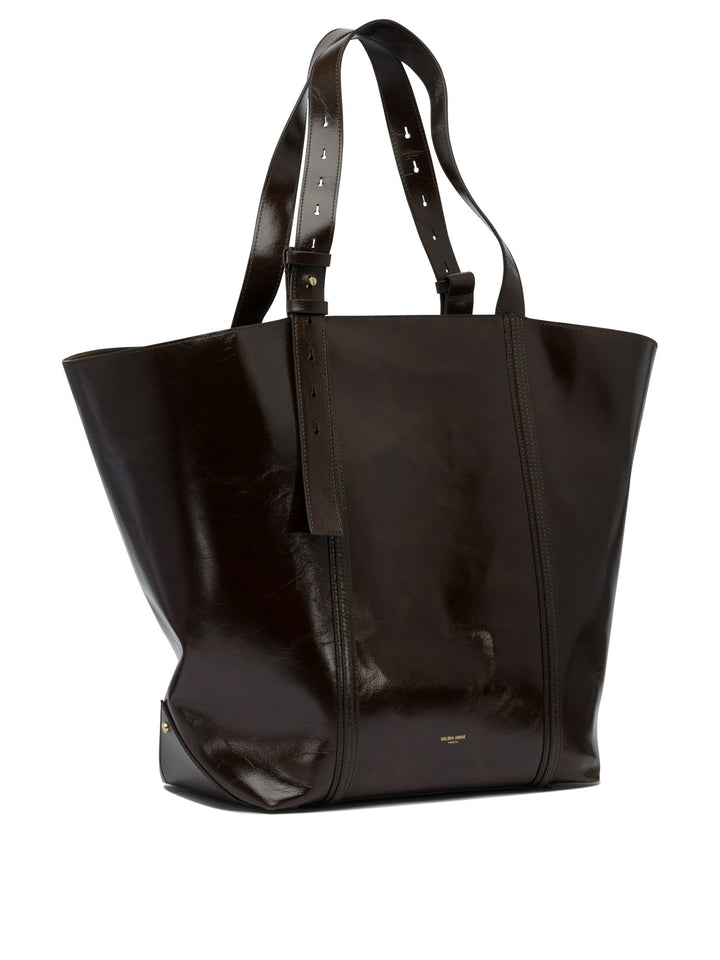 Golden Goose Leather Shoulder Bag Shoulder Bags - Brown | 9dcadce8eea01b9a33f35930d5f9c446175f59d6