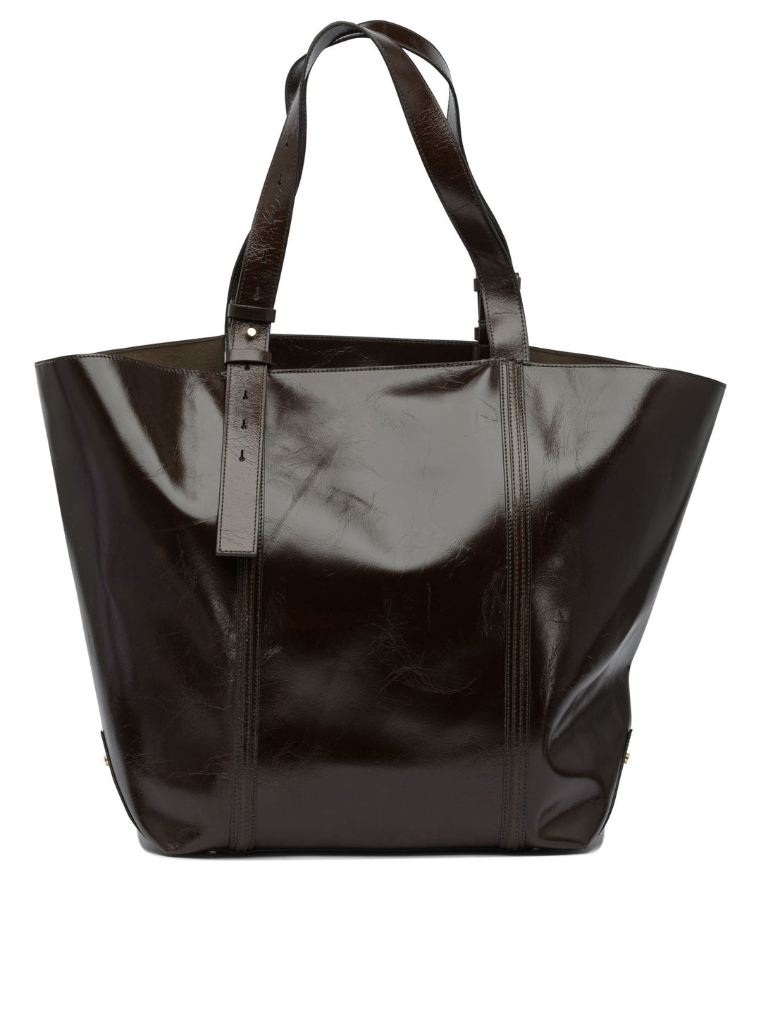 Golden Goose Leather Shoulder Bag Shoulder Bags - Brown | e21537b1a66f1fe8e5a79b7f38e5faeb31a3b71f