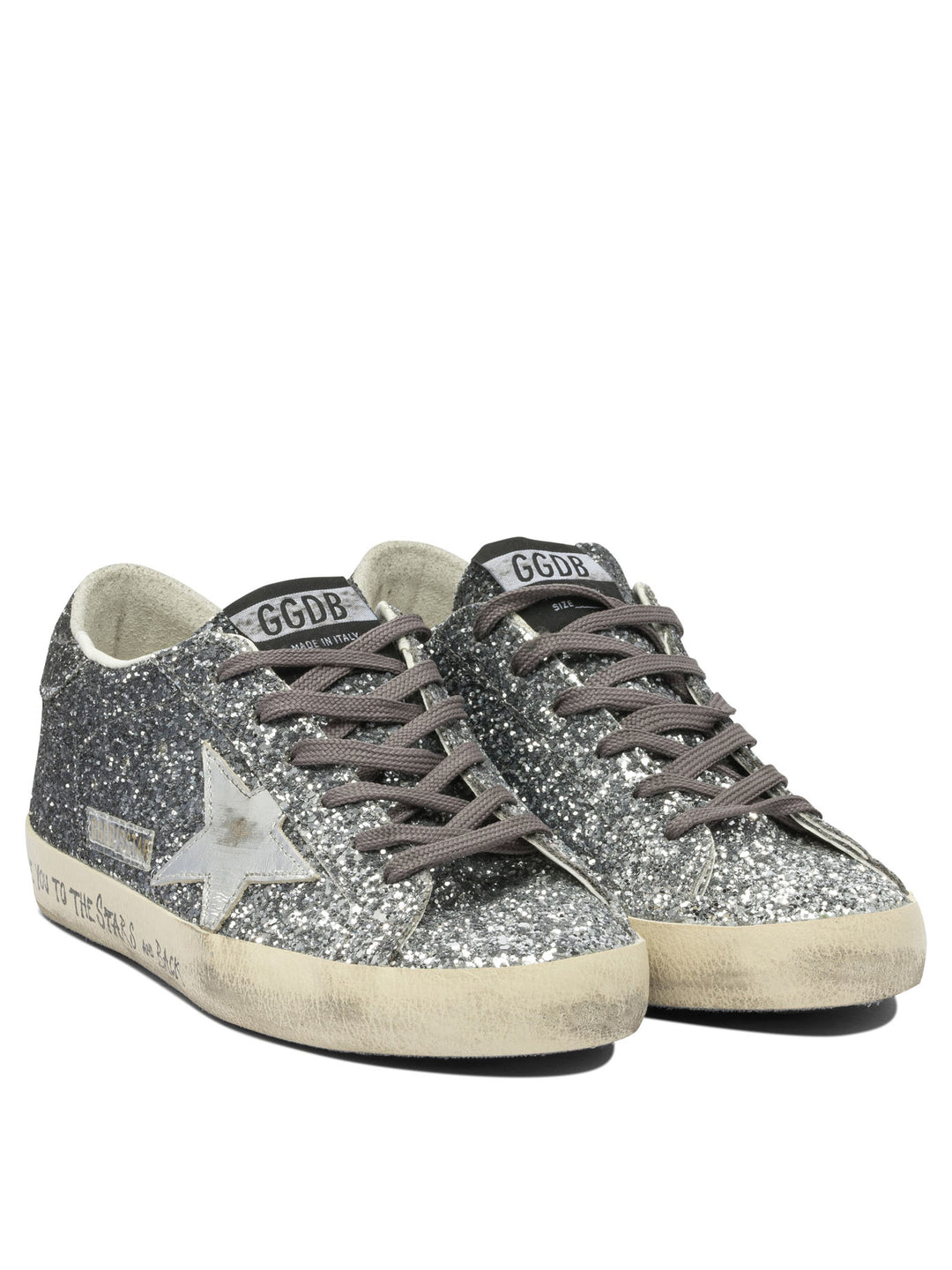 Golden Goose Super-Star Sneakers & Slip-On - Silver | 7eeb992991f7a004382ff4f412ece99306e5426b