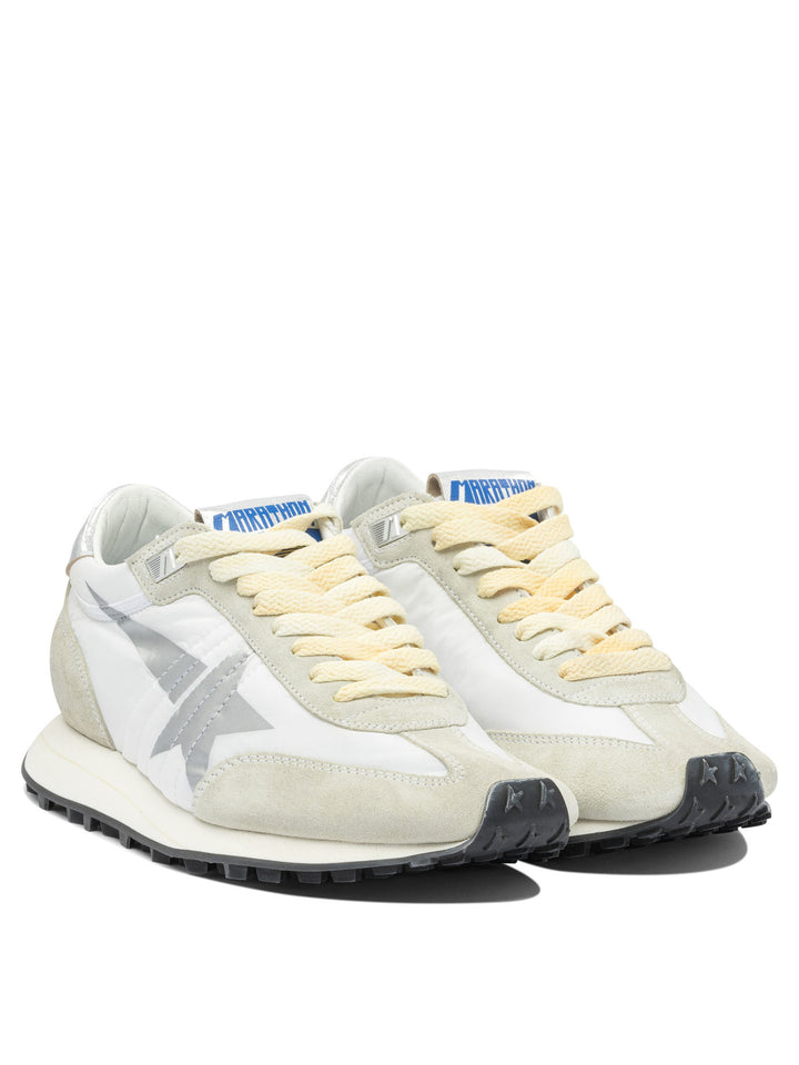 Golden Goose Marathon Sneakers & Slip-On - White | c3773cc912b765e7b2d6270edcfb6c2ed917ab1a