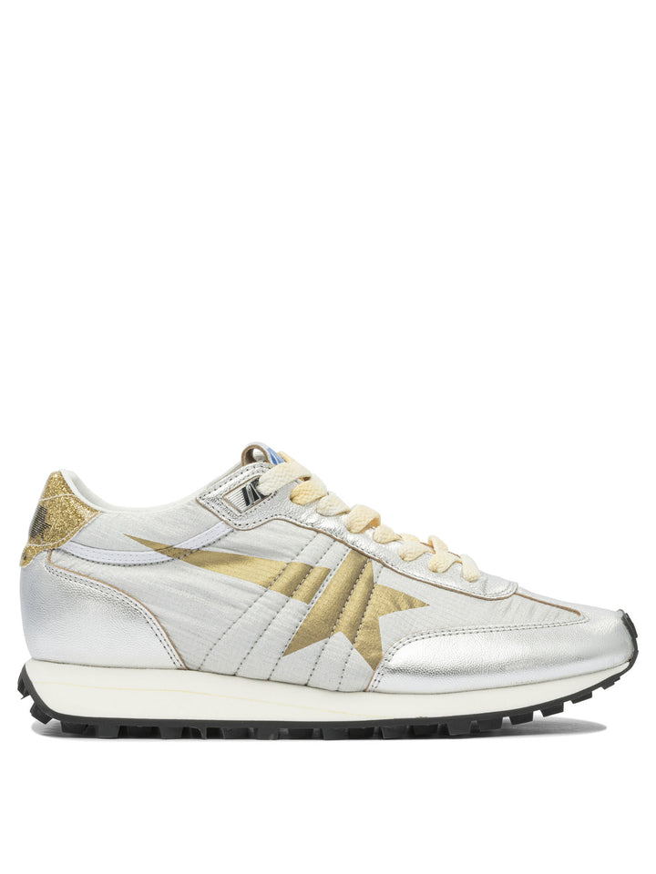 Golden Goose Marathon Sneakers & Slip-On - Silver | 11d8d3267c7889003f5ec96a3de8ed9093885658