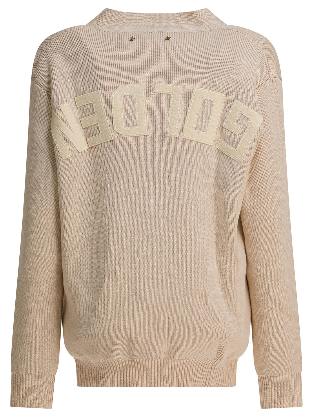 Golden Goose Cotton Cardigan Knitwear - Beige | eac40d20a55abeb0f7f83548b8b0344c5661c6d6