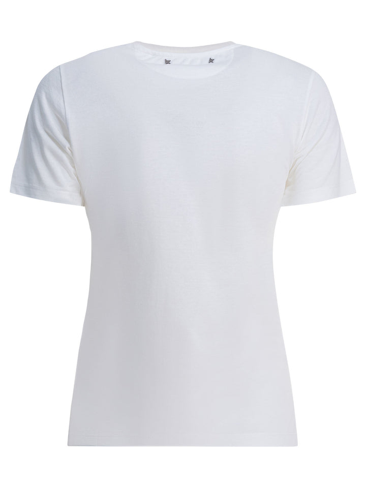 Golden Goose Viscose T-Shirt T-shirts - White | 0c55ac3fad92e67875f86cd17e5b0717bed48f2c