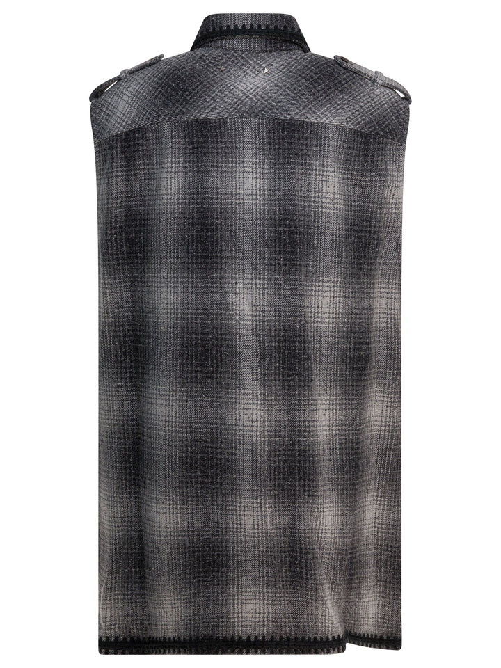 Golden Goose Wool-Blend Chemisier Dress Dresses - Grey | acb6e034951523e04de3b71dc0757b4816aa67e0