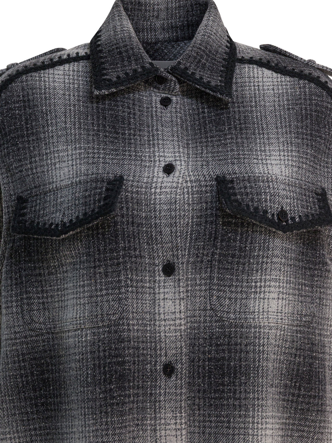 Golden Goose Wool-Blend Chemisier Dress Dresses - Grey | 8724c7305731e55b0deadafe9396f97ea22c411d