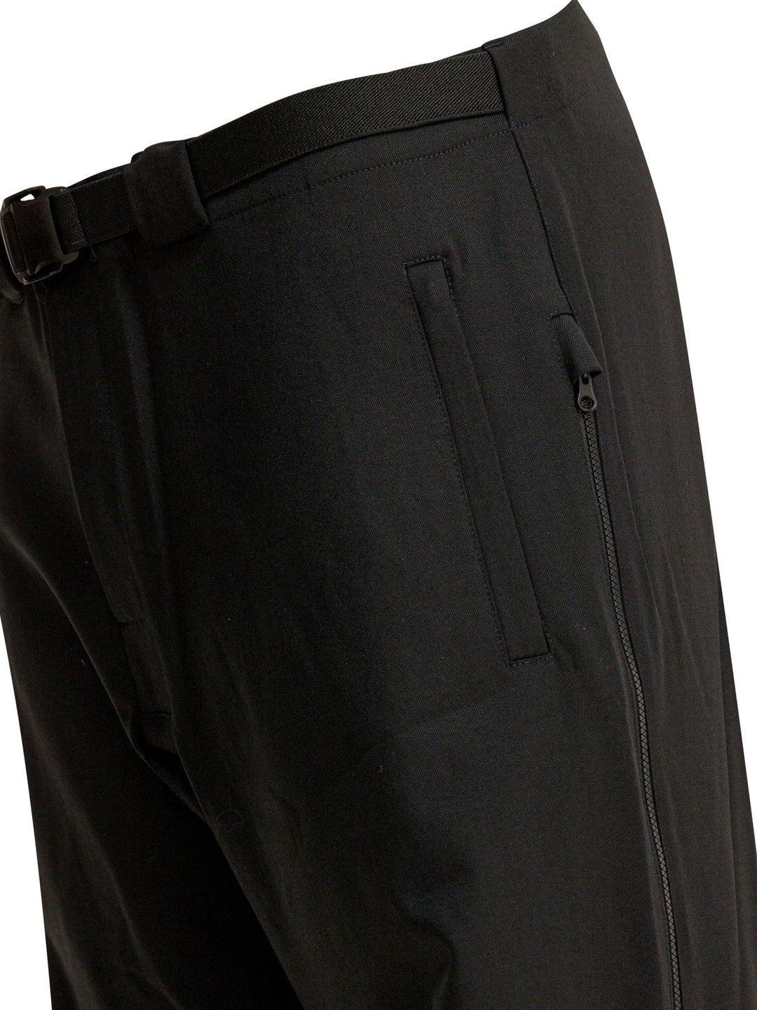 Gr10k Wool Blend Belted Pants Trousers - Black | a35719c8394a7f0674190b6e443be672258118cc