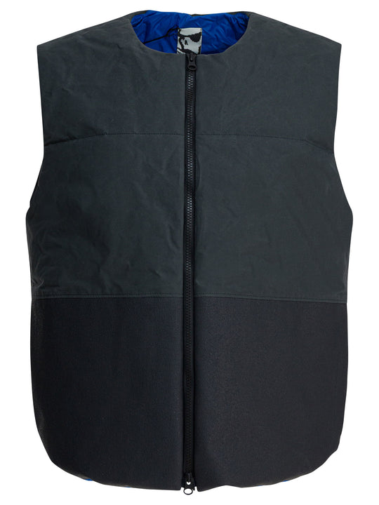 Cotton Sleeveless Jacket Jackets And Coats Grey