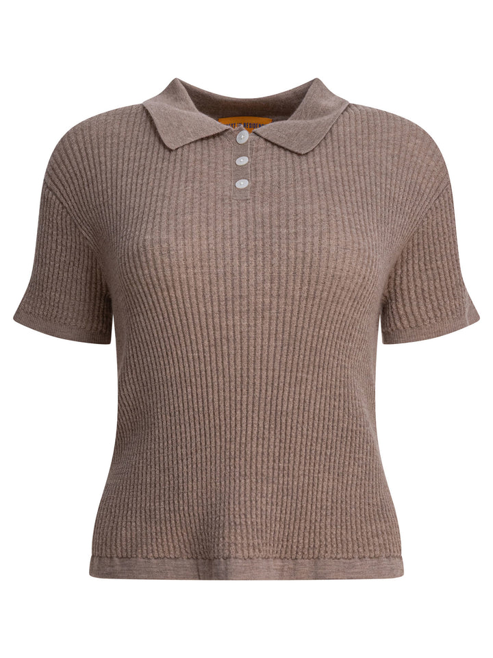 Guest In Residence  Polo shirts - Brown | 86898073e69845e84a1bff7110e480b32676241a