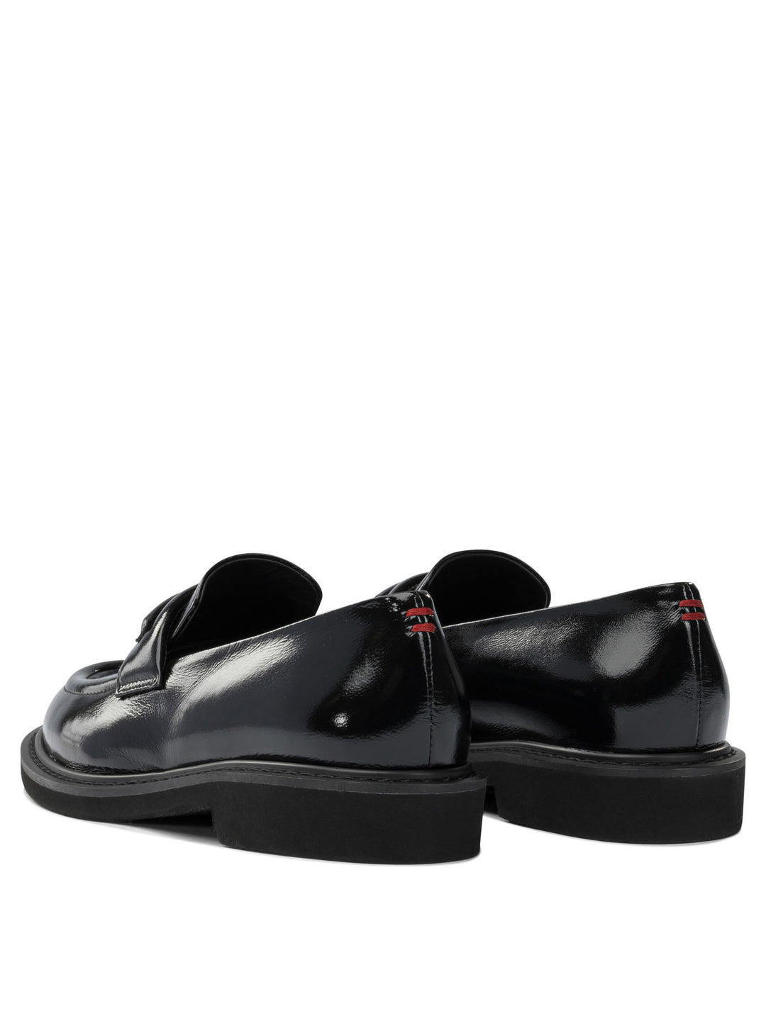 Halmanera Glossy Leather Loafers Loafers & Slippers - Black | 352a8af20d4f85ffe6cf1de121827ca0f5e2e797
