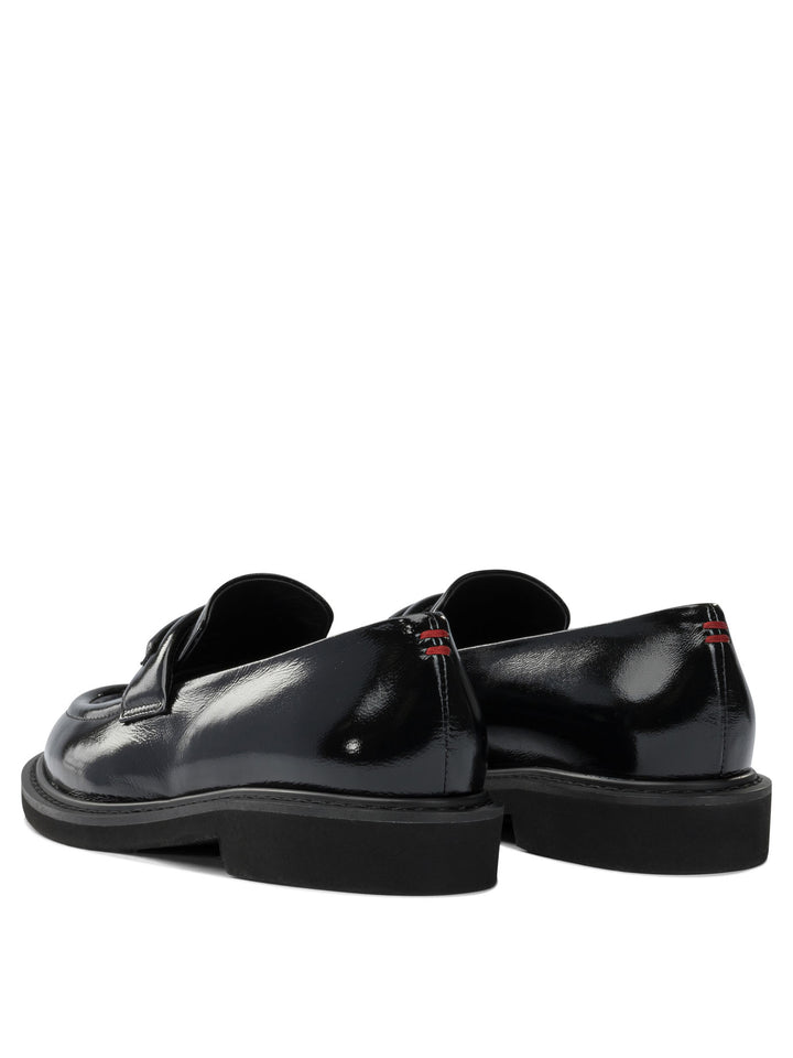 Halmanera Glossy Leather Loafers Loafers & Slippers - Black | 352a8af20d4f85ffe6cf1de121827ca0f5e2e797