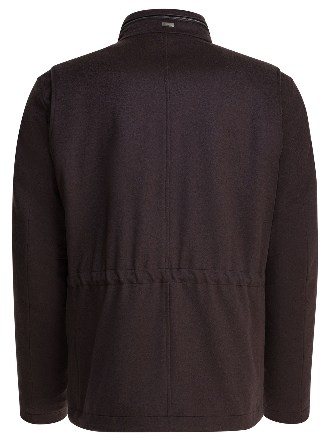 Herno Wool And Cashmere Short Coat Jackets and Coats - Brown | 6c5bd1dbfbc6edf4e8346ea87001d15e87c436c1