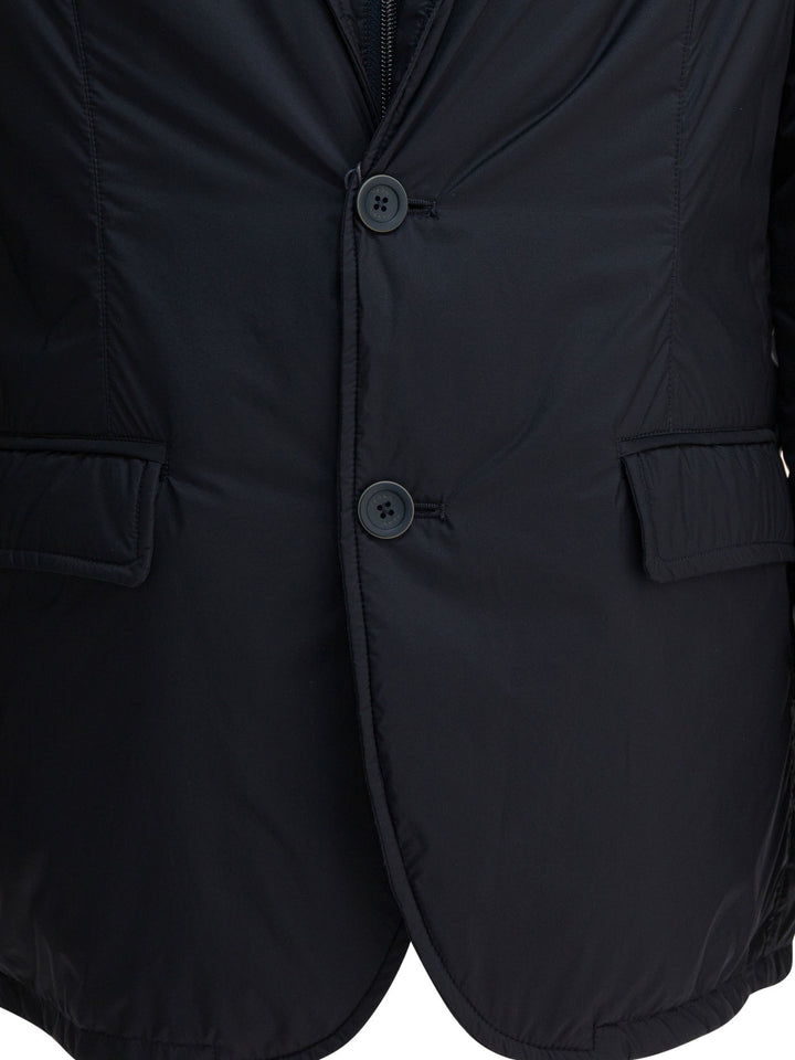 Herno Ecoage Blazer Jackets and Coats - Blue | 91e7810bdbac96da43605645beb2a2e1f4e26841