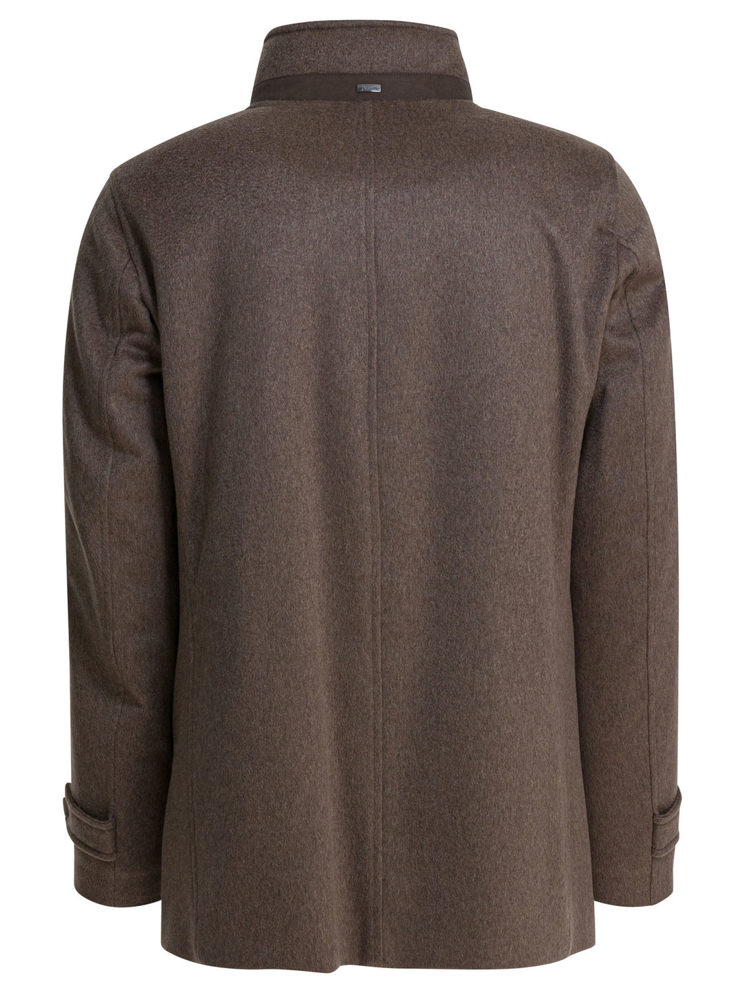 Herno Cashmere Coat Jackets and Coats - Brown | 44a02a3dfe88a1d5e0536dbeb3701432773f61e9