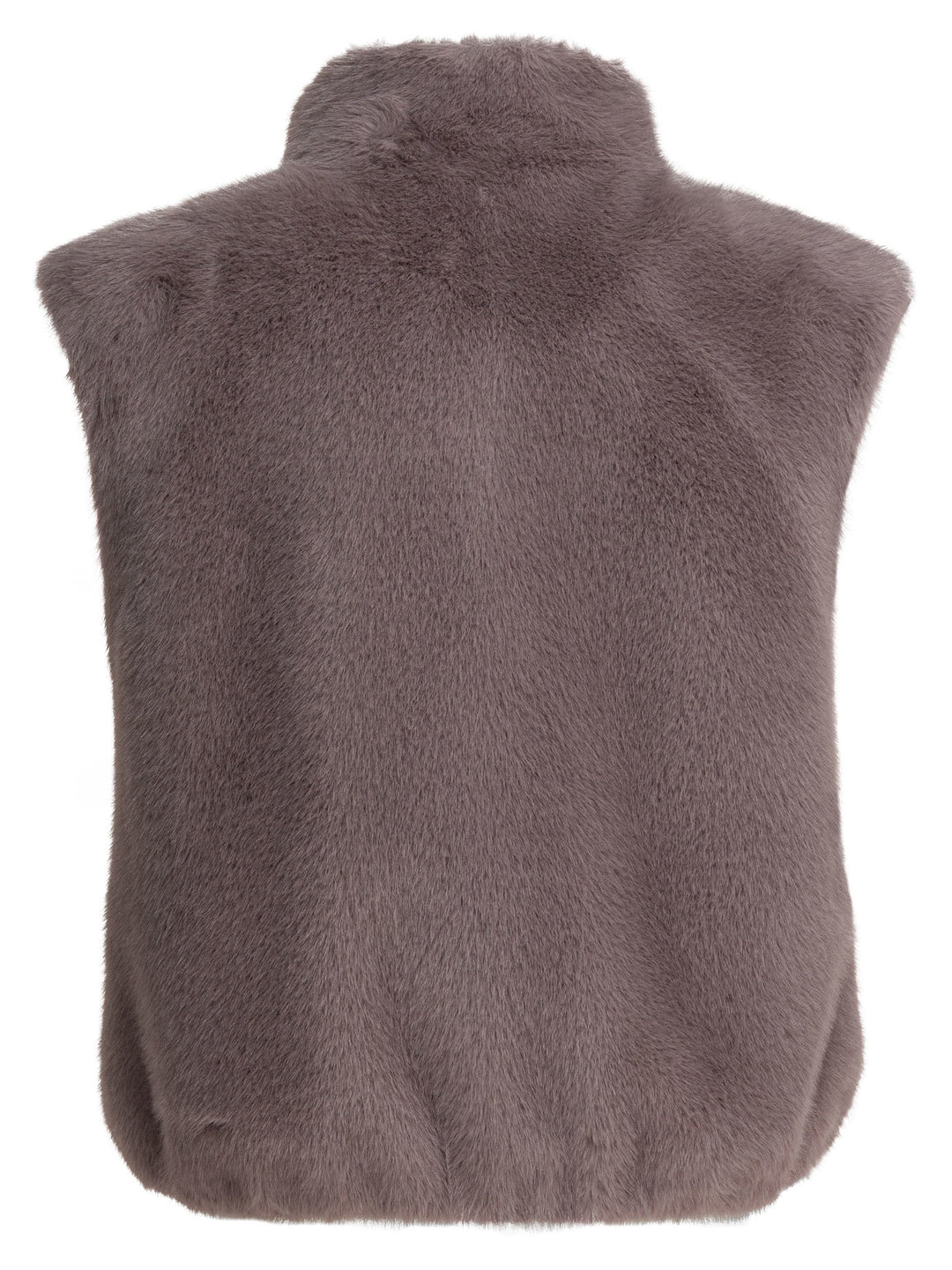 Herno Sleeveless Faux Fur Jacket Jackets and Coats - Pink | 7f5a645a0ec19f6c282adab1cf8e9639c97561a6