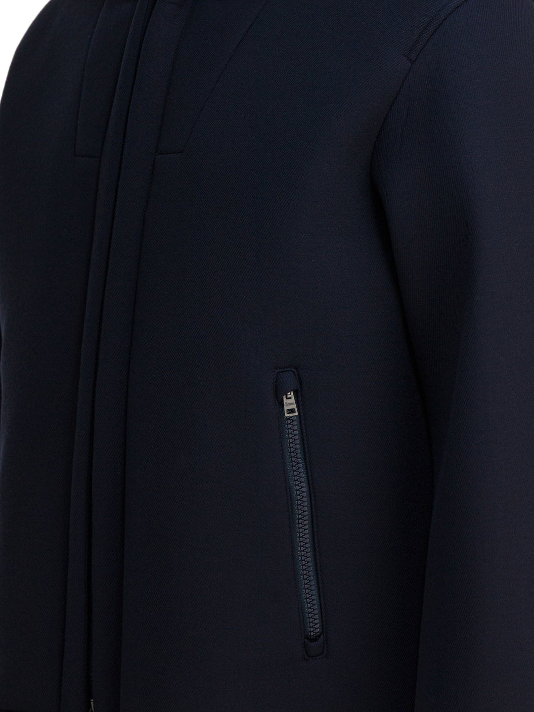 Herno Short Scuba Coat Jackets and Coats - Blue | 7950bf24b97d2adbd85b4a2d00e0c9eb159ef7b1