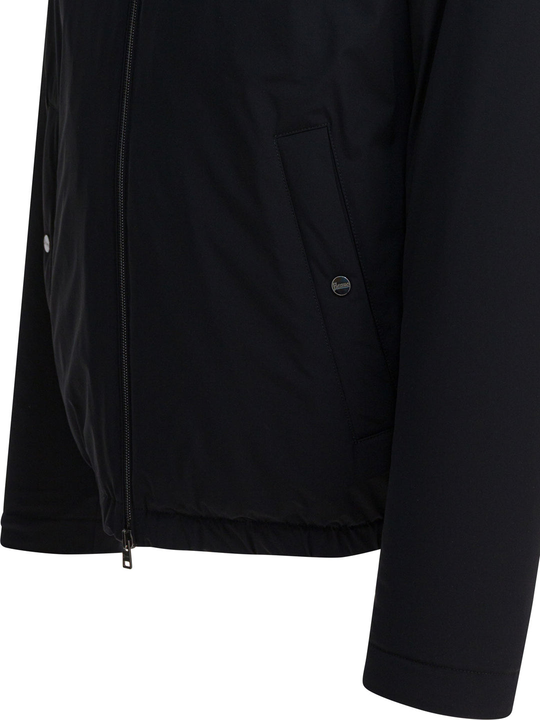 Herno Short Down Jacket With Hood Jackets and Coats - Black | bbb1689bac0614f0fd46d58b90a74e7a47db1f3f