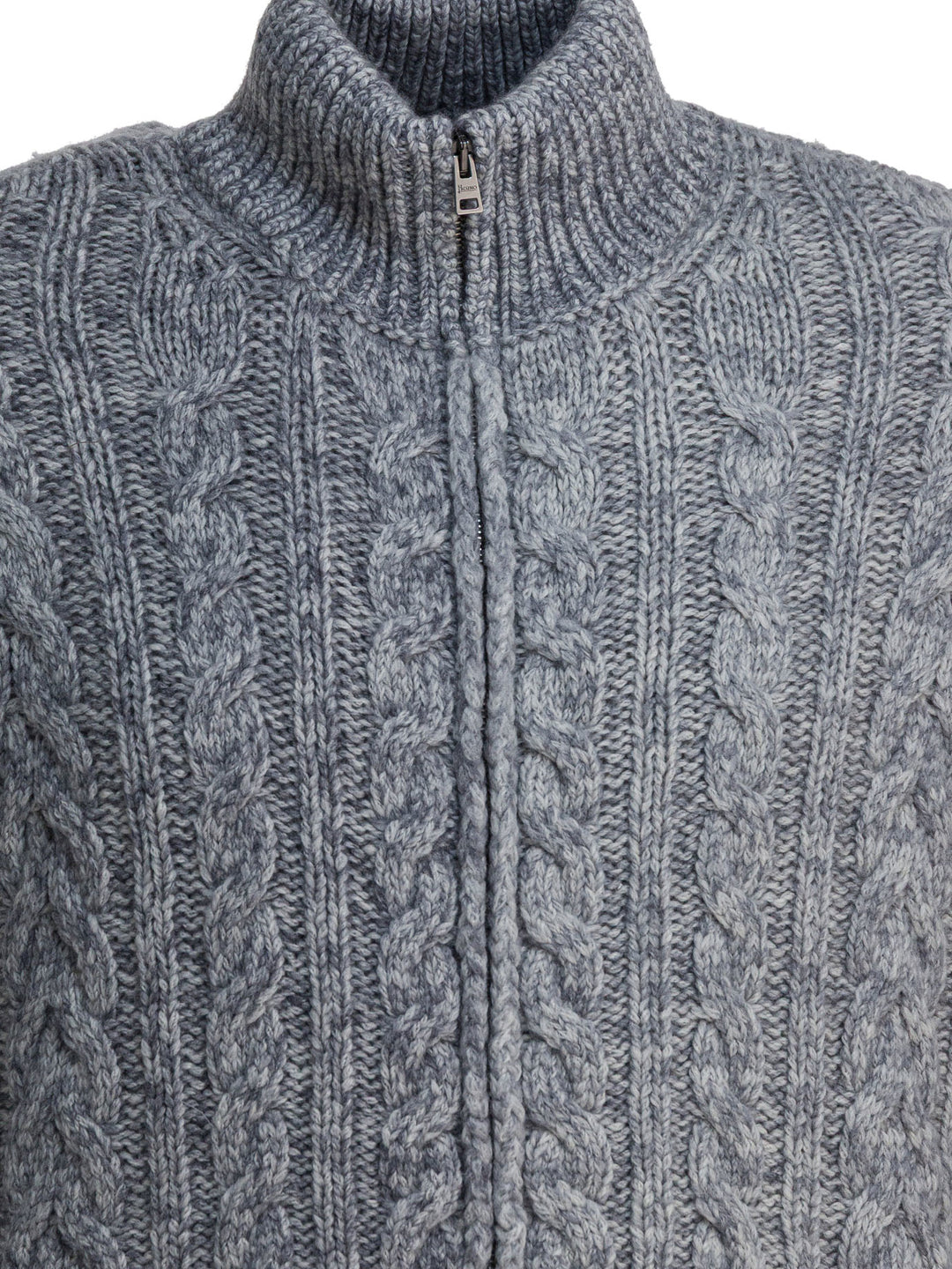Herno Cashmere Cardigan Knitwear - Grey | aa22e9a96dfb97b4337fb3dabd2b3a3e9b04c7b1