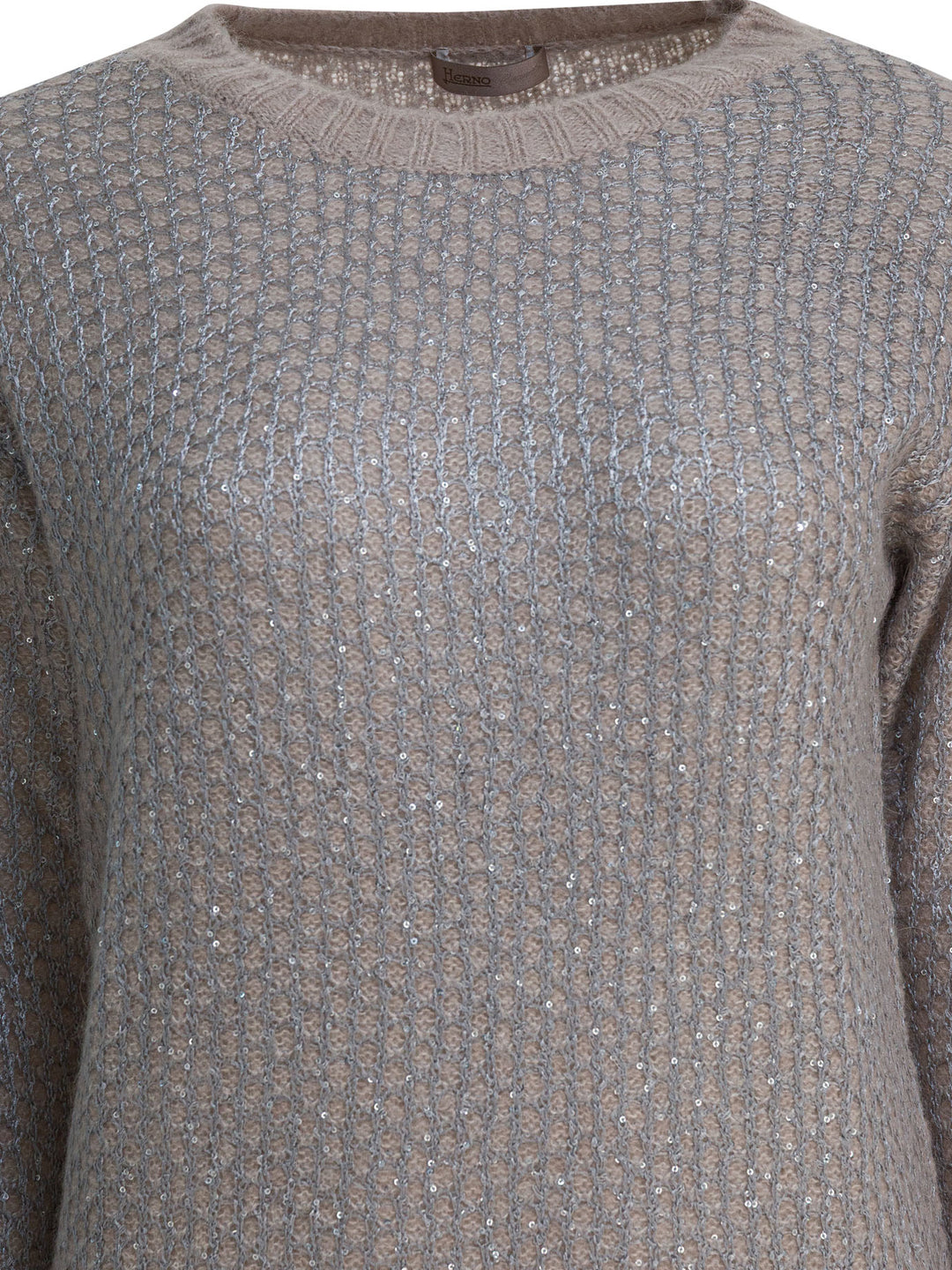 Herno Wool Blend Sweater Knitwear - Beige | a946e2e5dcb397d469800abb1bd0e1fb82d7a2a7