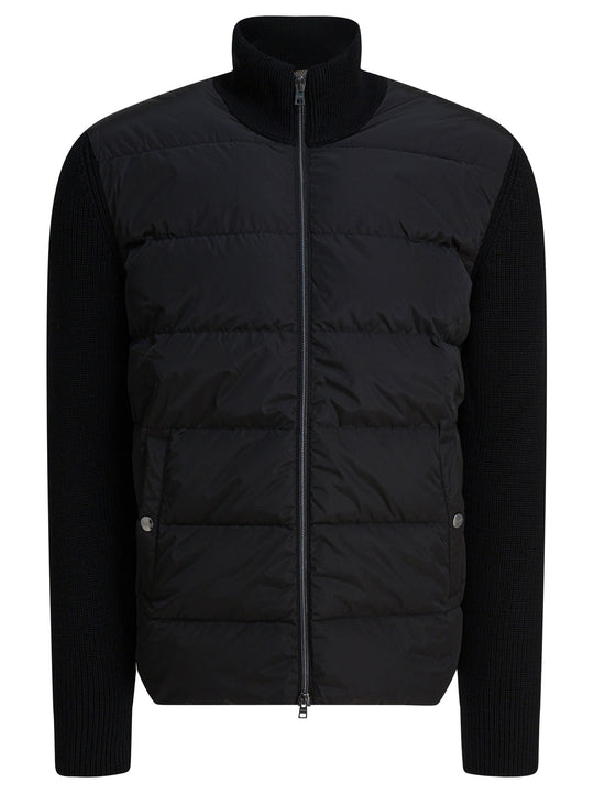 Wool Down Jacket Comforter Jackets And Coats Black