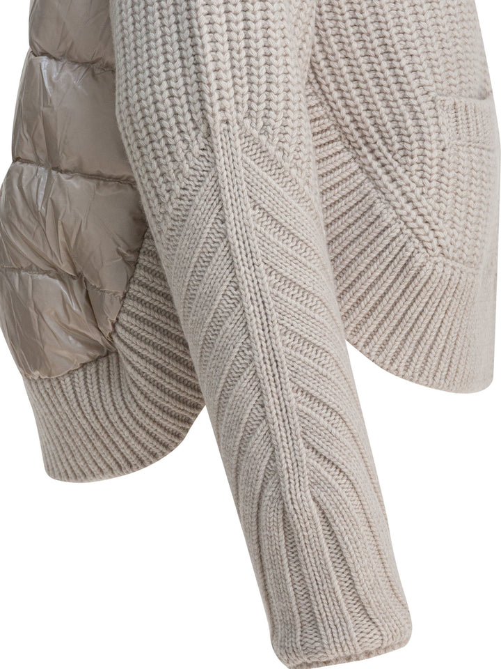 Herno Ultralight Wool And Nylon Down Jacket Jackets and Coats - Beige | b08f2f2f986bd7890ed4aee73d63bc99457a7b47