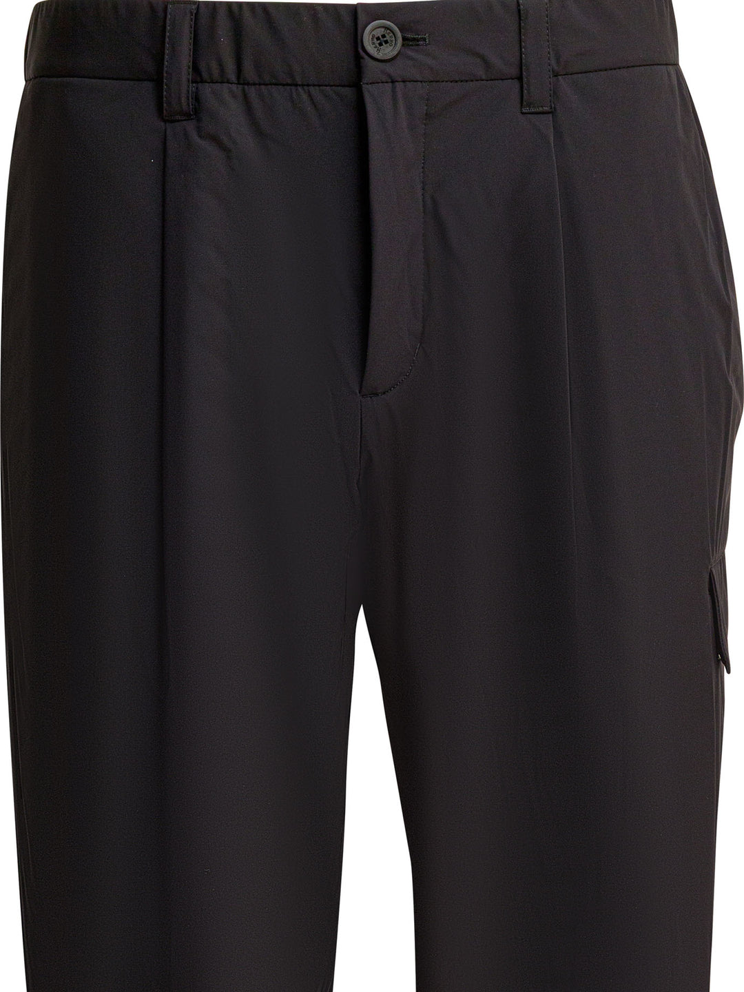 Herno Nylon Cargo Pants Trousers - Black | 6a1006372c1f50ae8cb3105170287575bc9a9843
