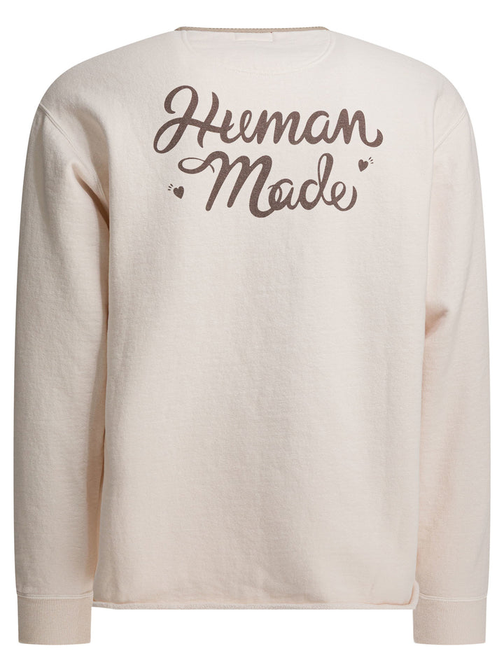 Human Made Henley Sweatshirts - White | d3ffc2a395bd2a8c150e32c1f4b7bf1886db2a6c