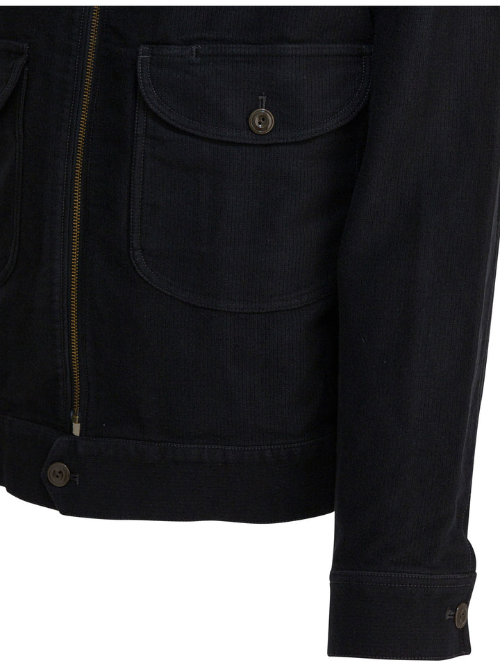 Human Made Zippered Overshirt Jacket Jackets and Coats - Black | 0b23391f5debc3a42d20a5d4c52e18d06413a656