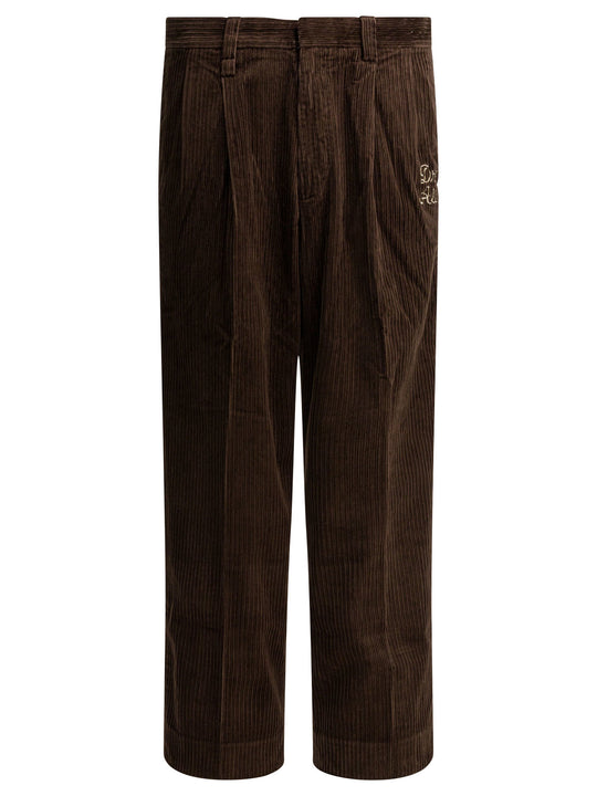 Corduroy Pants Trousers Brown